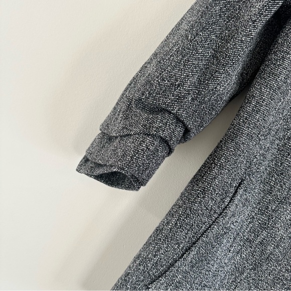 Babaton Power Hip Blazer Size 0 Black Grey Melange Aritzia - Picture 5 of 12